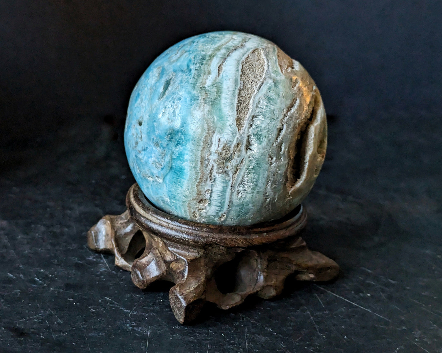 Aragonite Medium Sphere 5