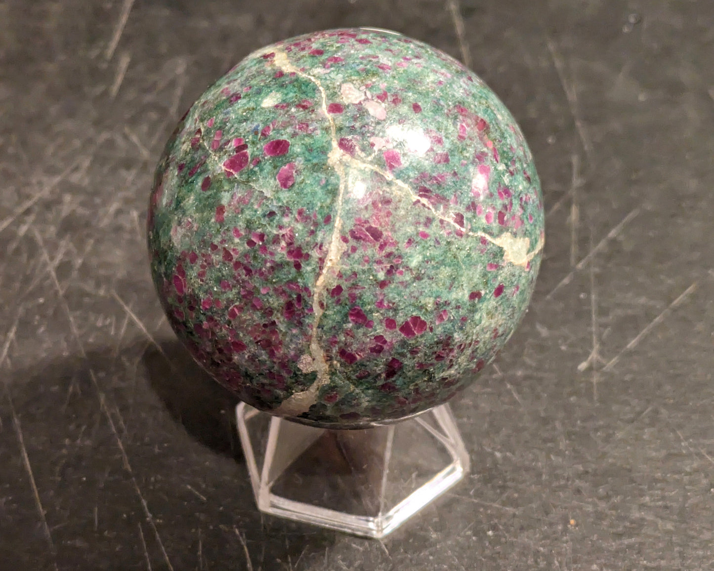 Ruby In Fuchsite Sphere 1