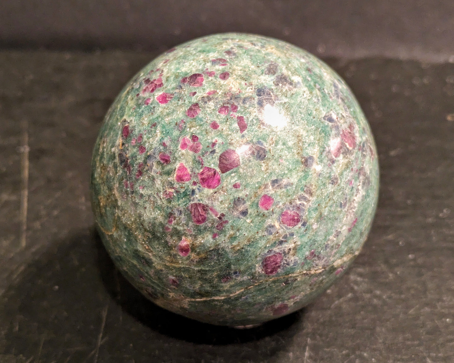 Ruby In Fuchsite Sphere 3