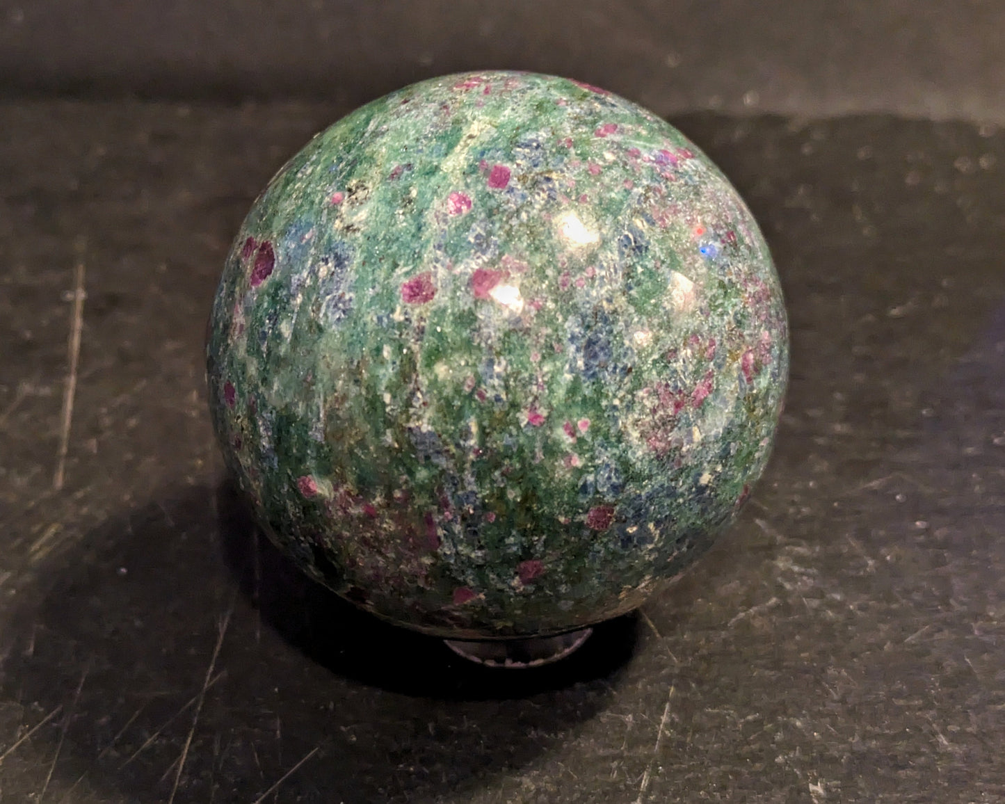 Ruby In Fuchsite Sphere 4