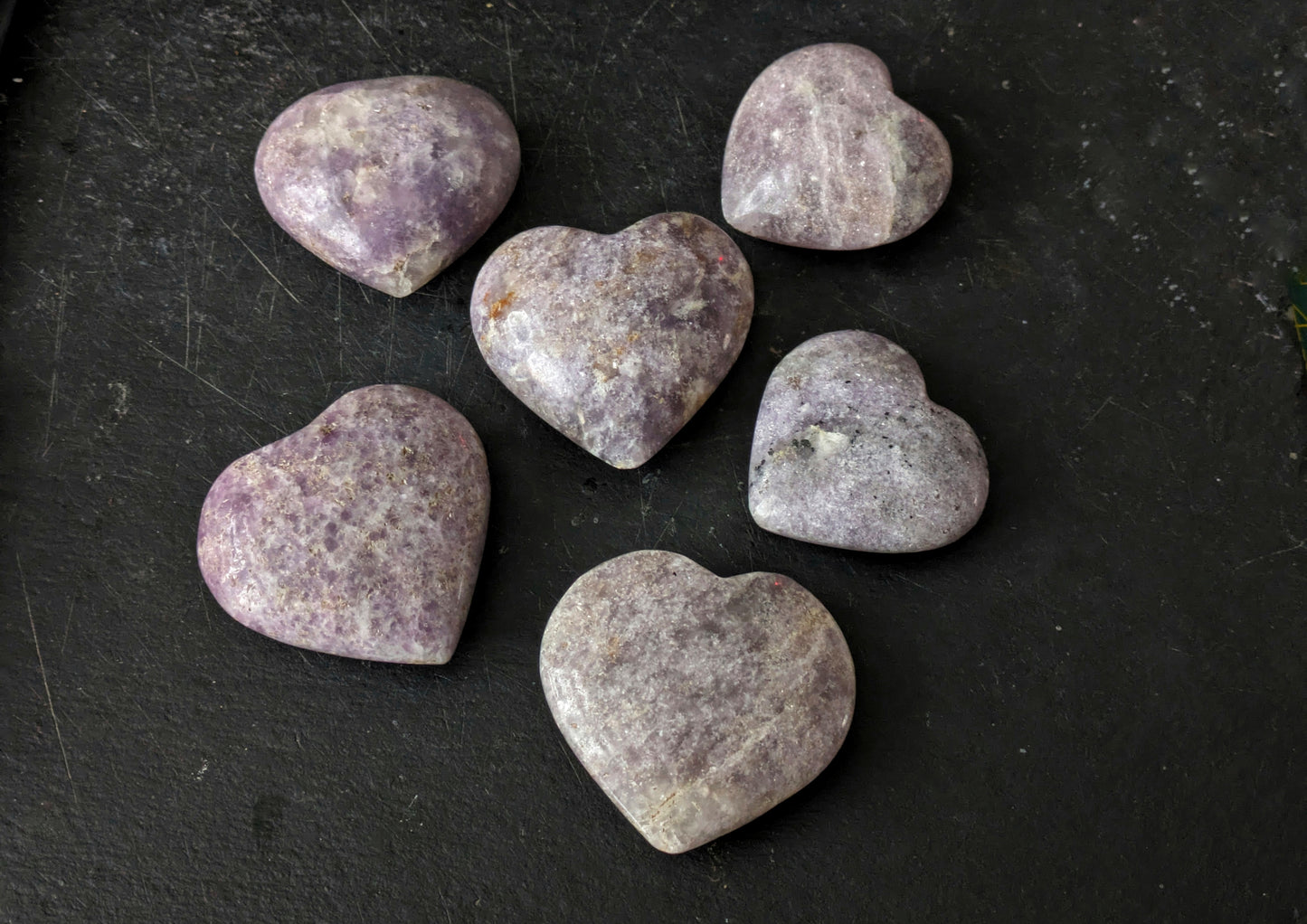 Lepidolite Small Heart