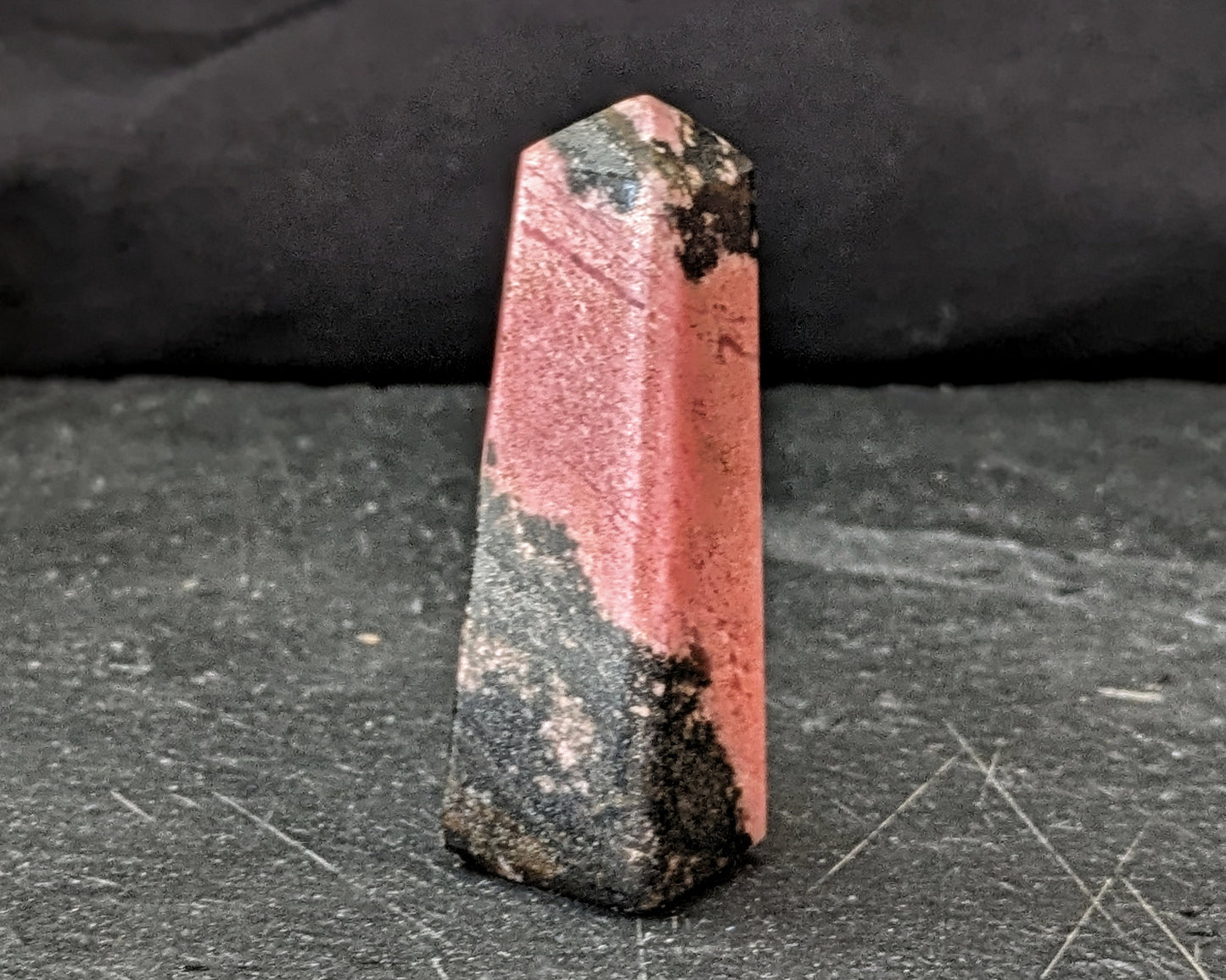 Rhodonite Mini Obelisk