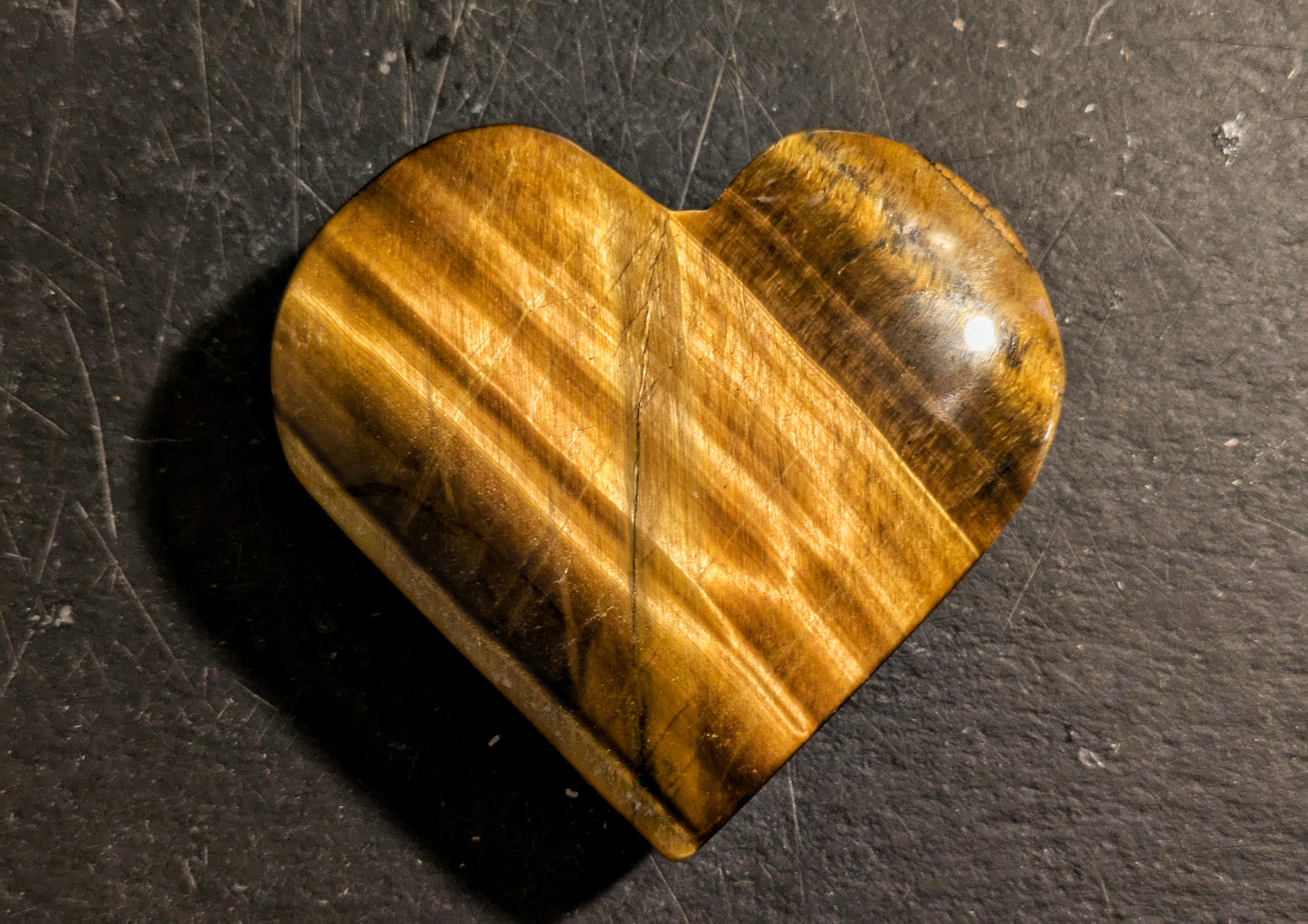 Tiger's Eye Heart 2