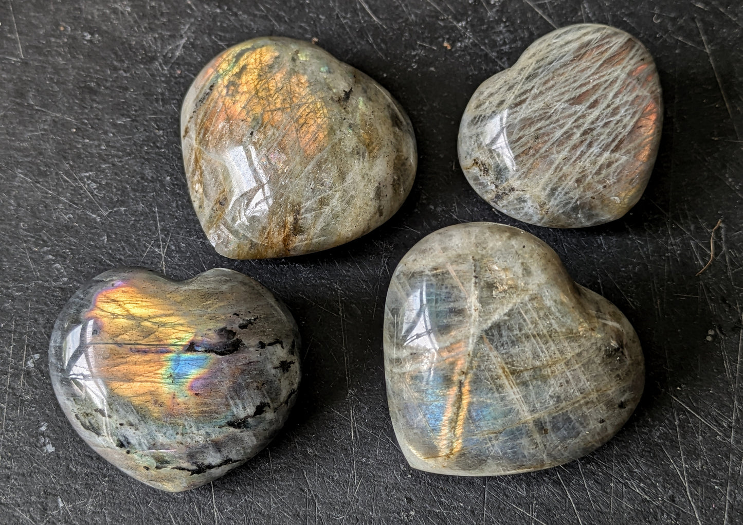 Labradorite Medium Heart