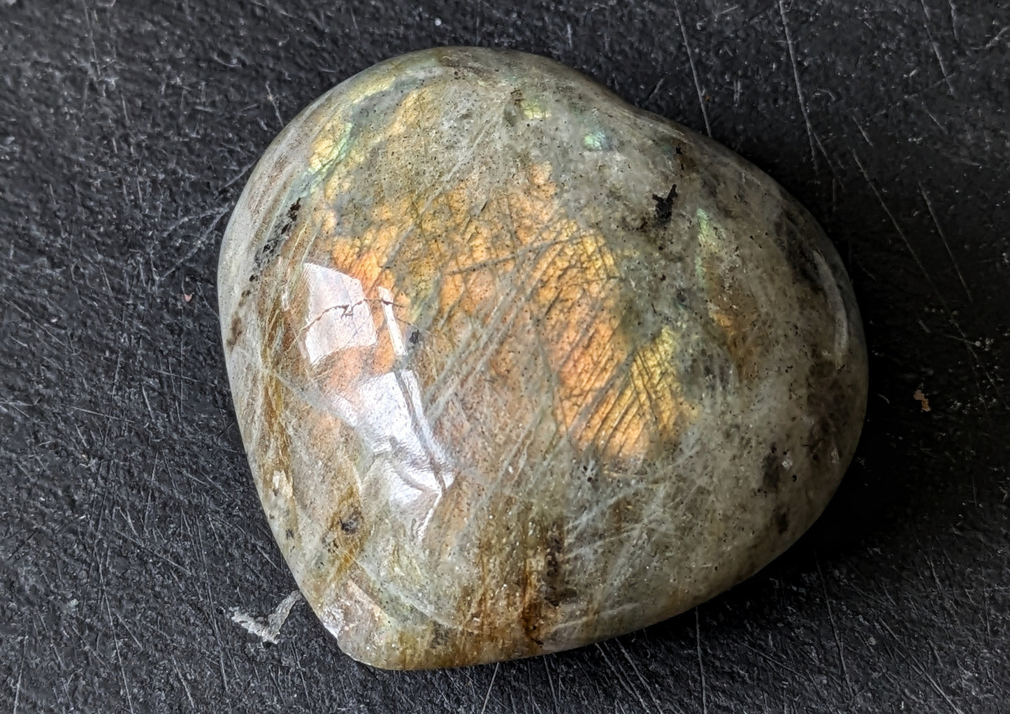 Labradorite Medium Heart