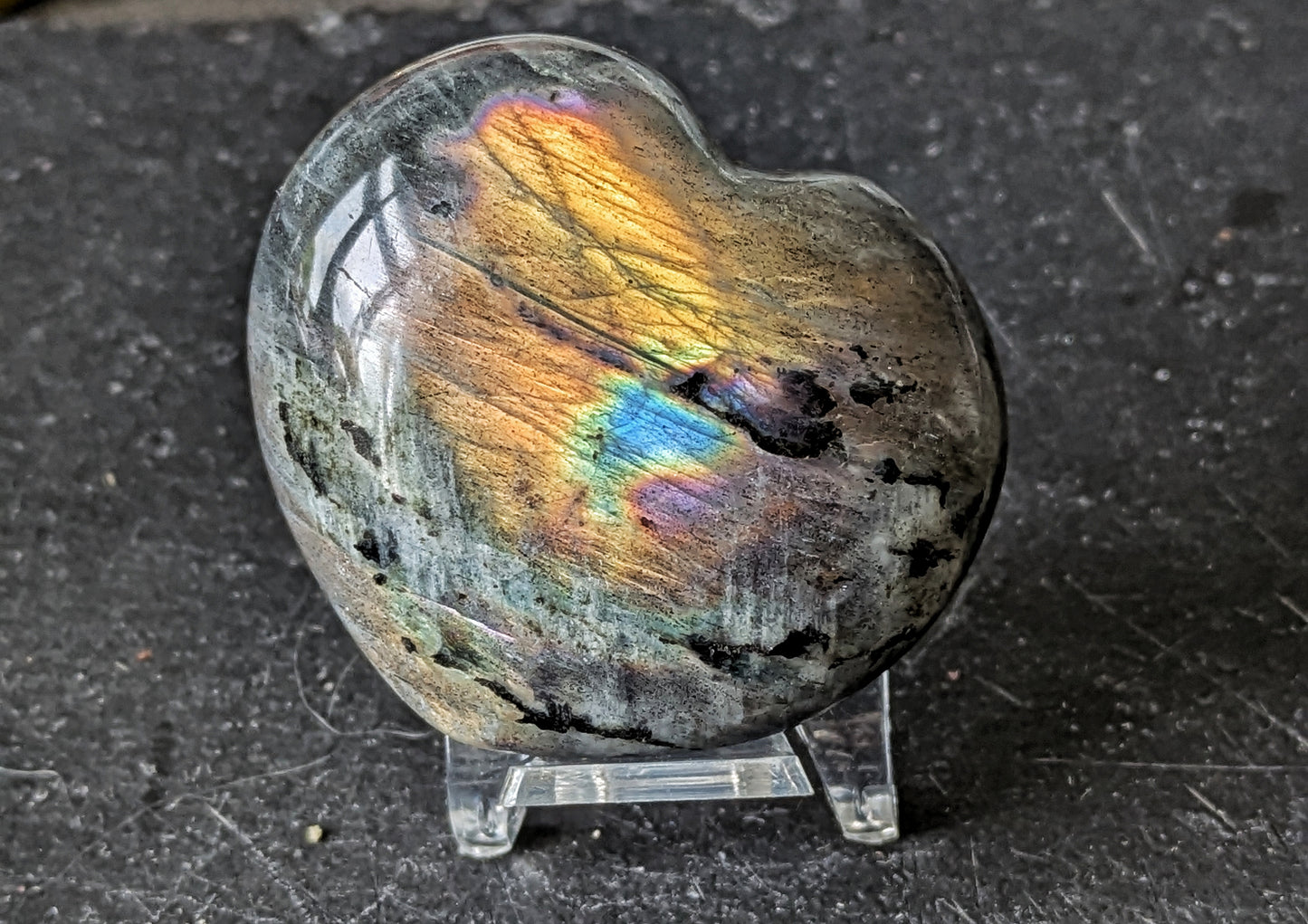 Labradorite Medium Heart