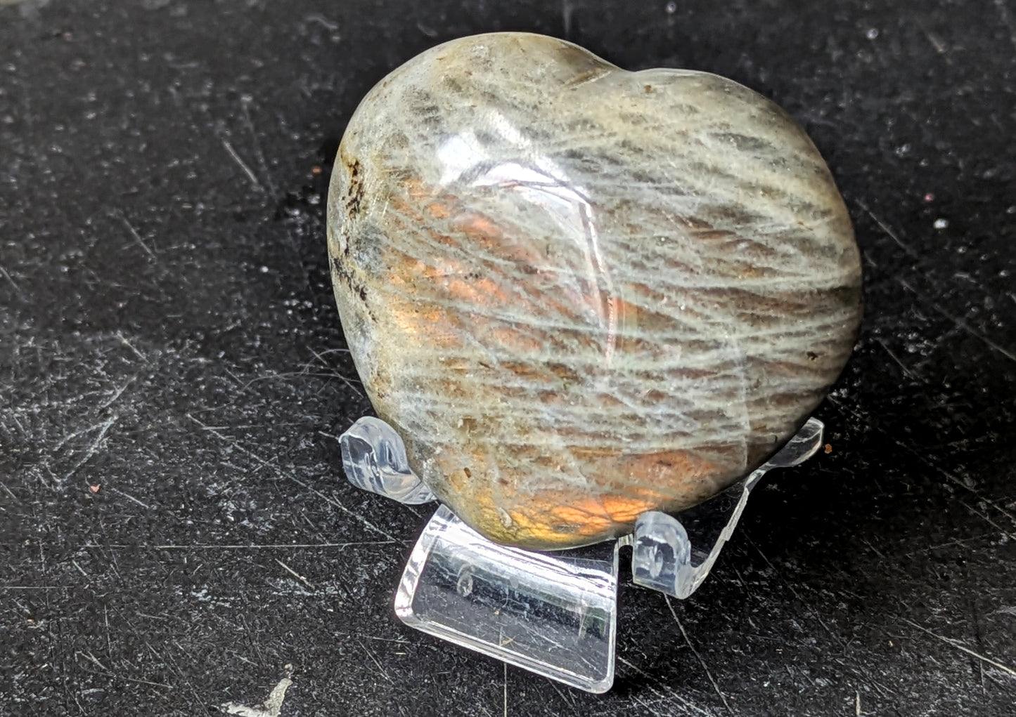 Labradorite Medium Heart