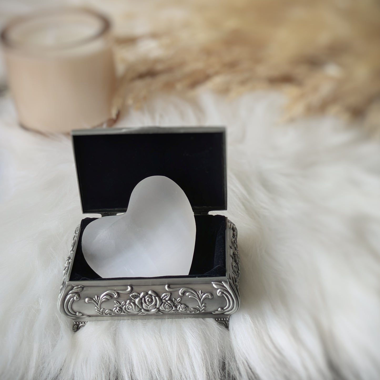 Selenite Heart