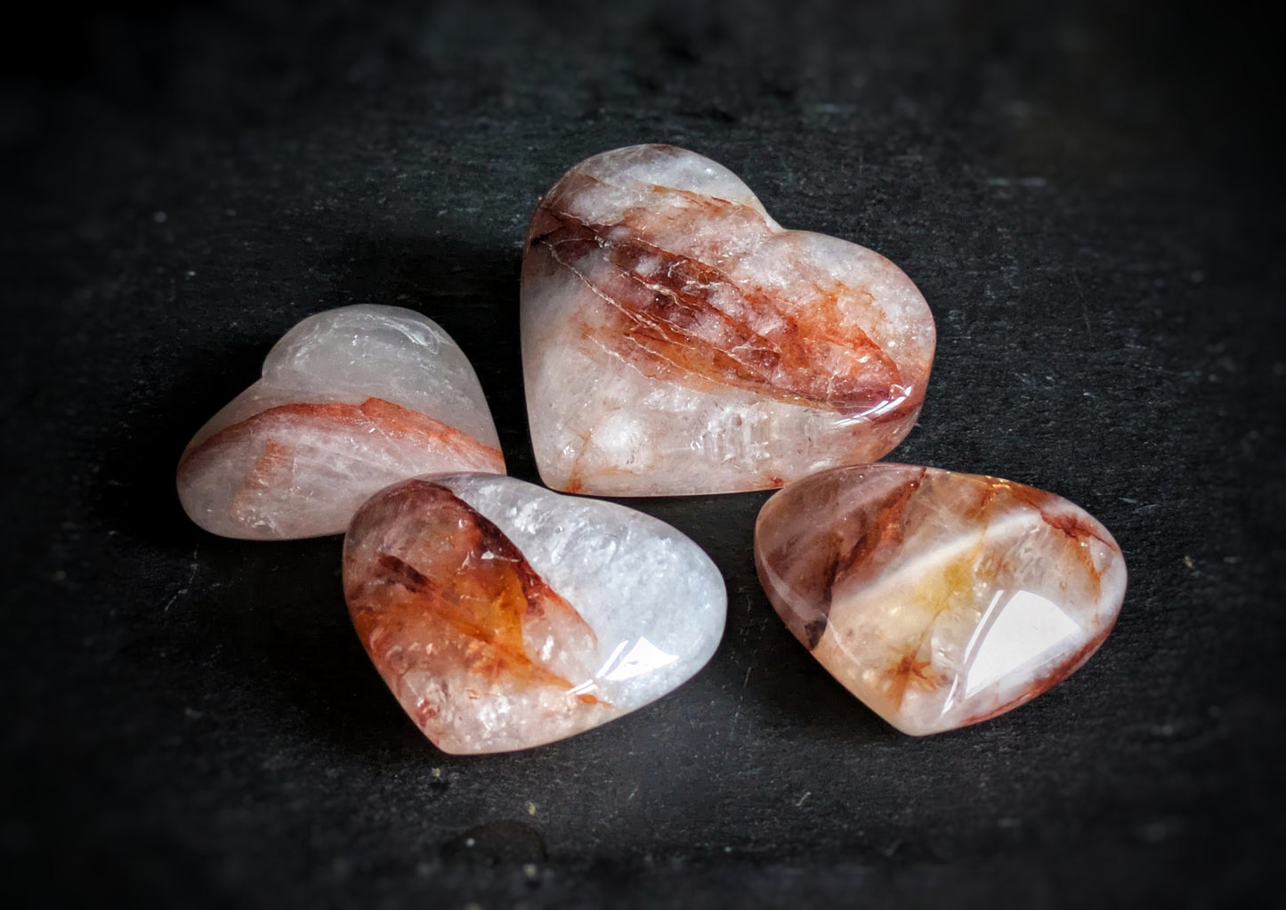 Fire Quartz Heart
