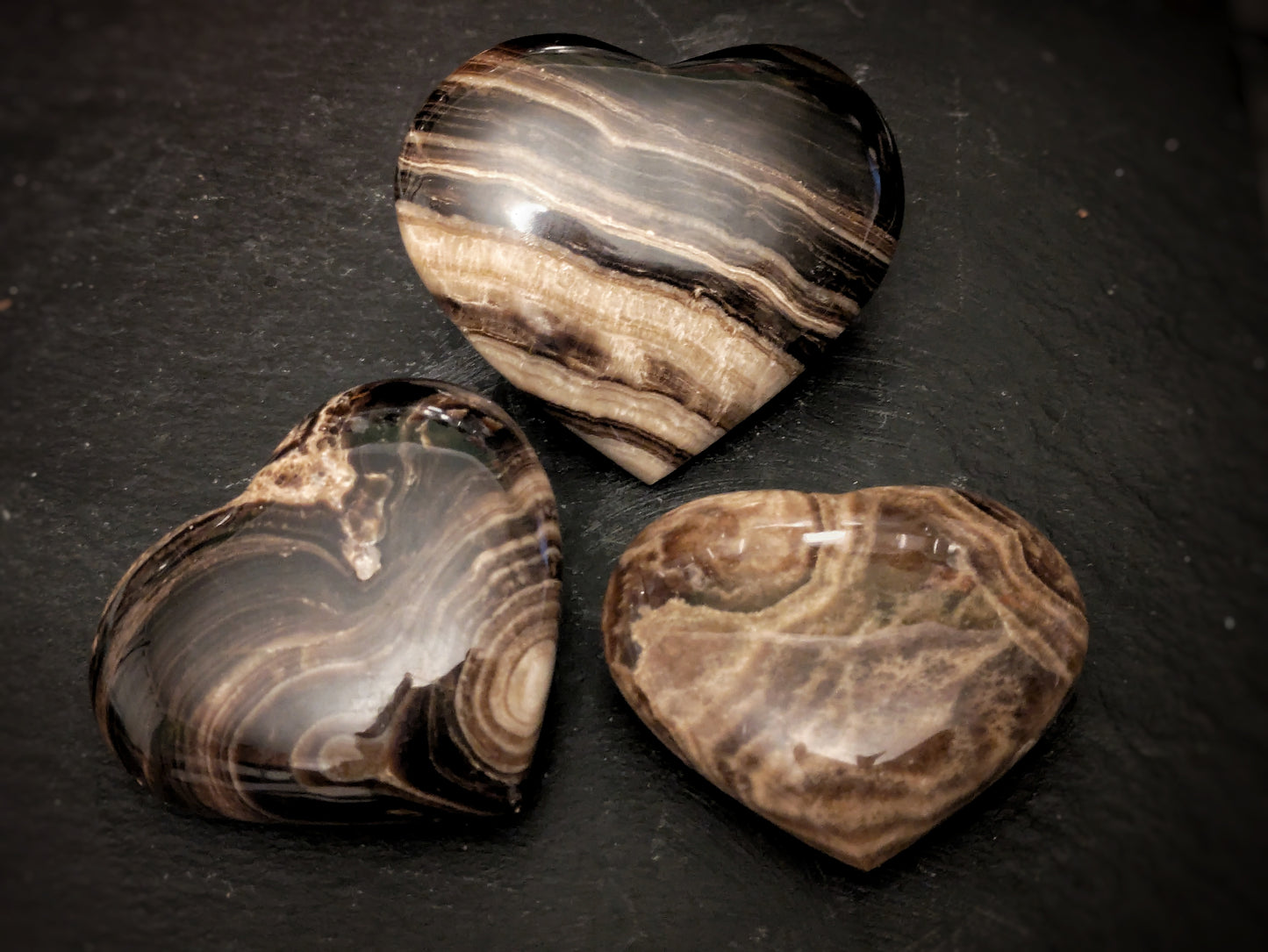 Chocolate Calcite Heart 3