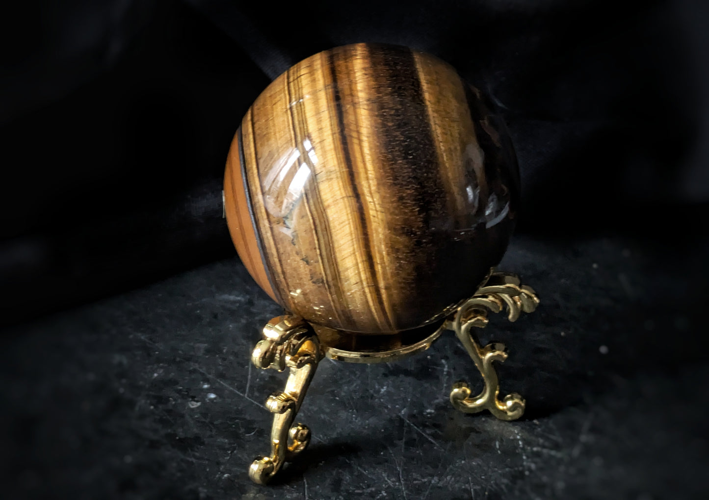 Tiger's Eye Sphere 1