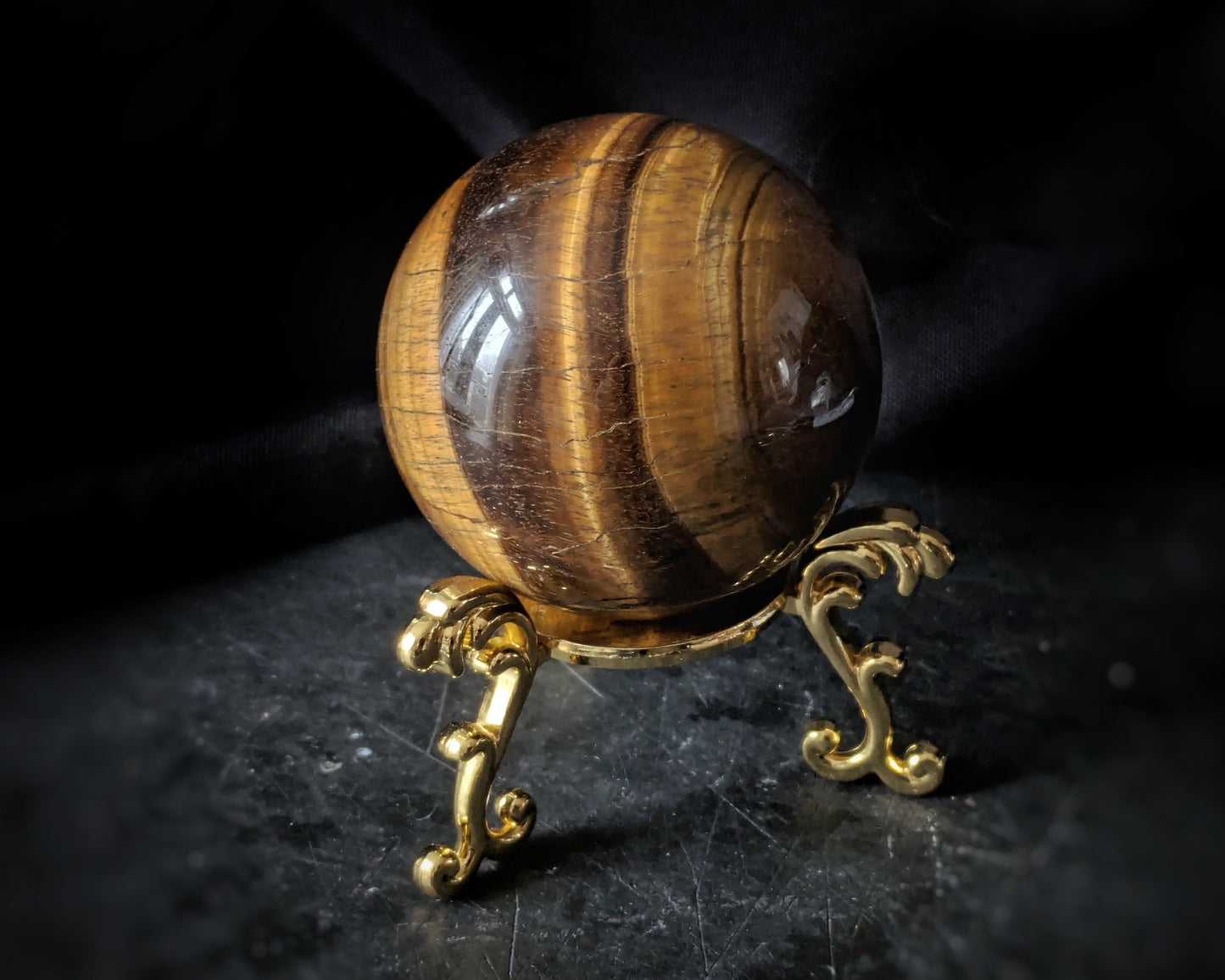 Tiger's Eye Sphere 2