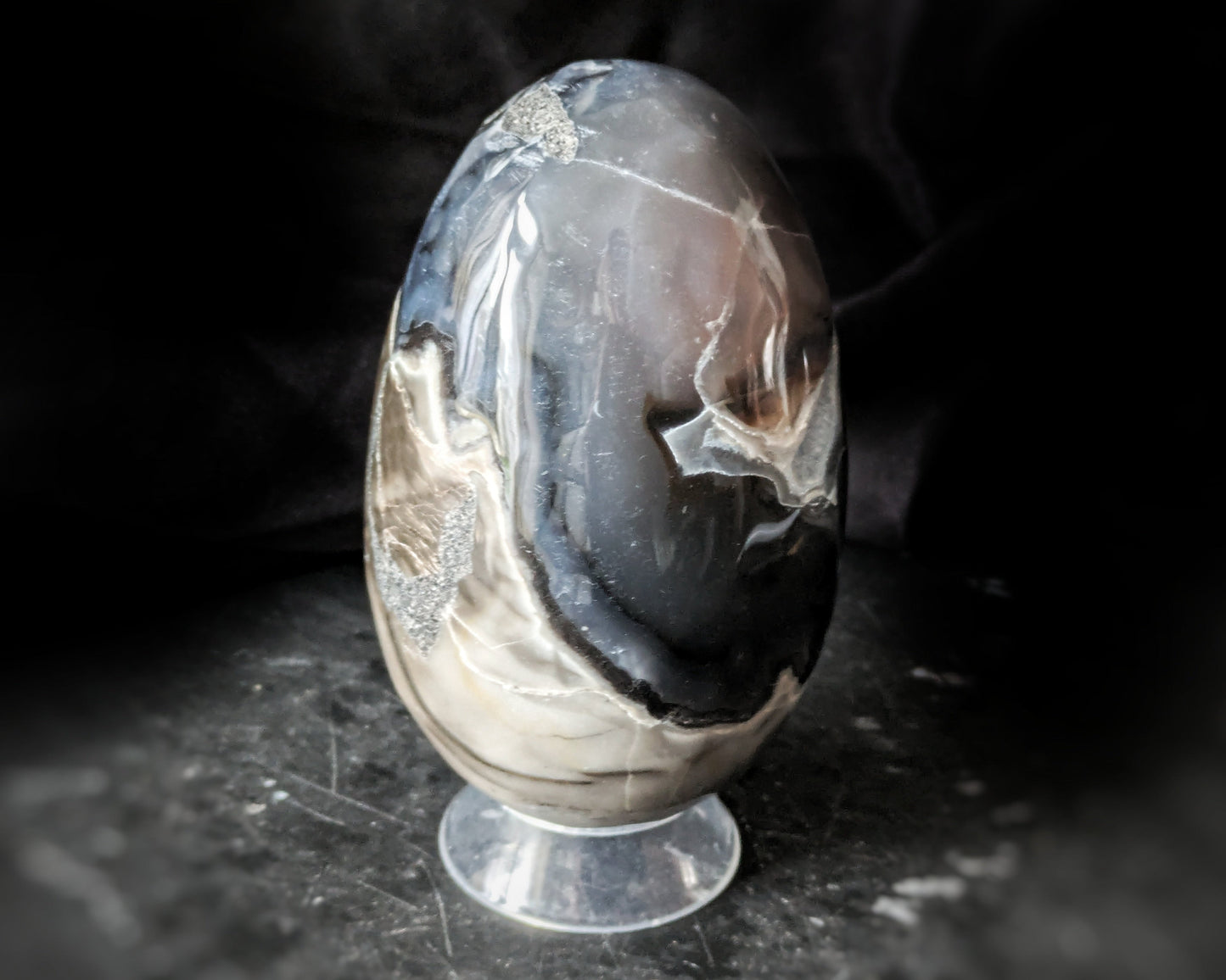 Volcano Agate Egg 1