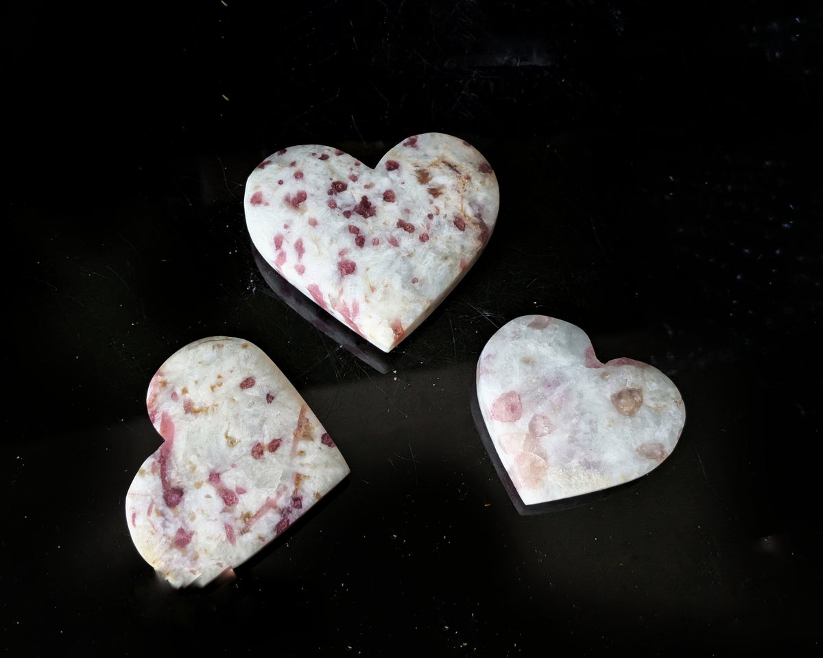 Pink Tourmaline Heart
