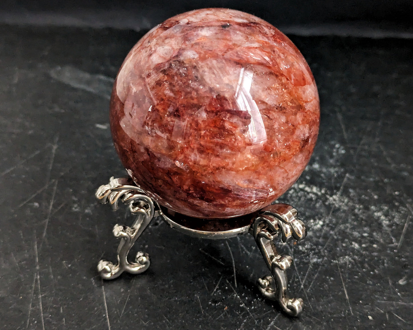 Fire Quartz Sphere 7