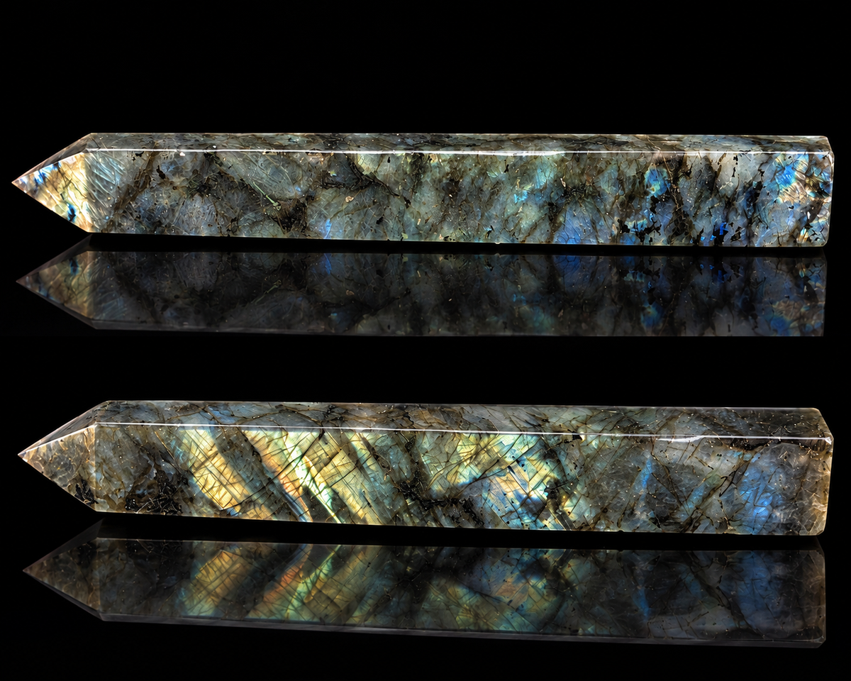Labradorite Obelisks 7 – handpicked by Bohemian Lace Boutique
