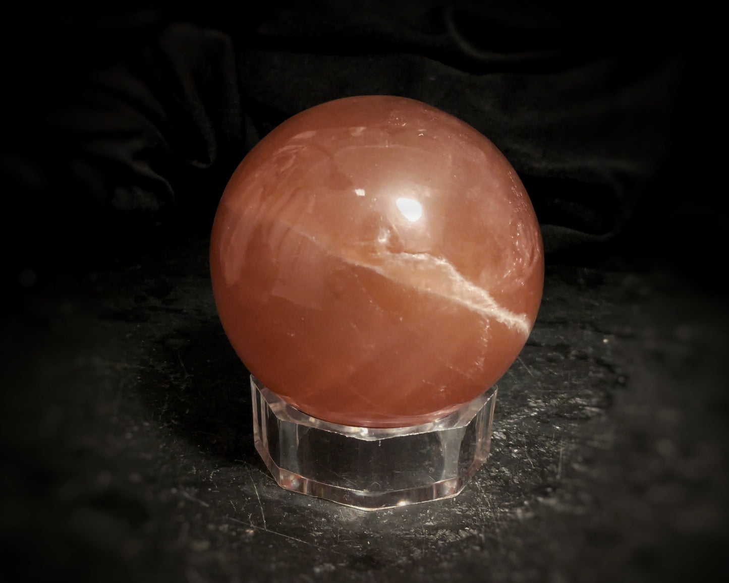 Honey Calcite Sphere 3