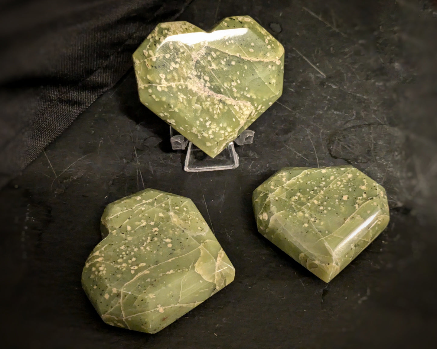 Yellow Serpentine Heart