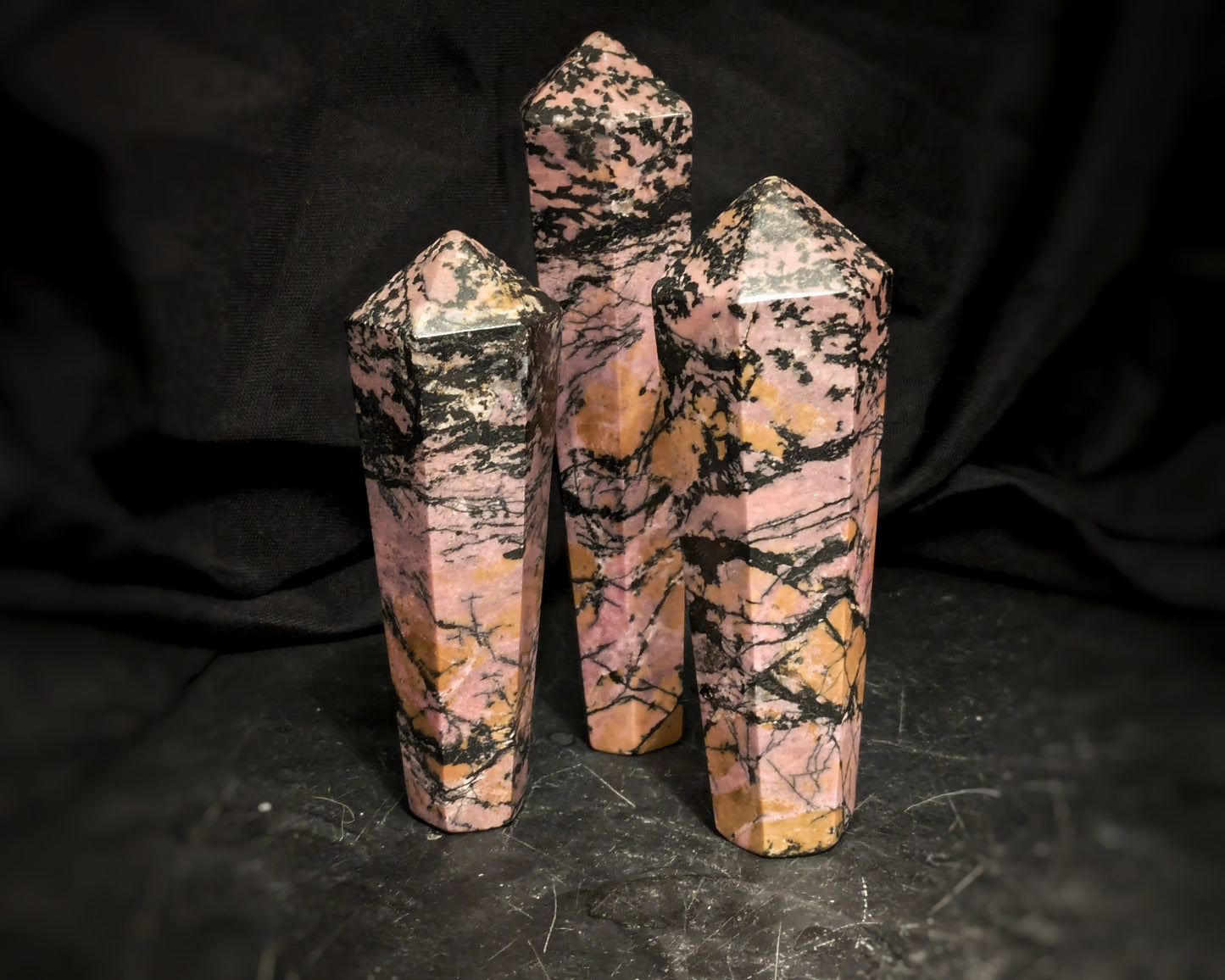Rhodonite Wand Obelisk