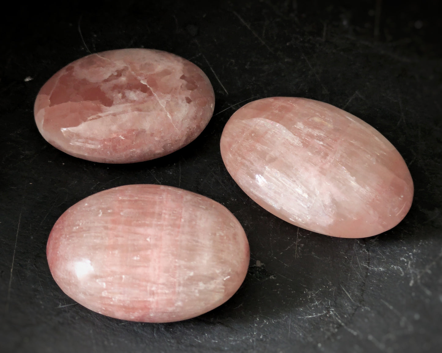 Rose Calcite Palmstones