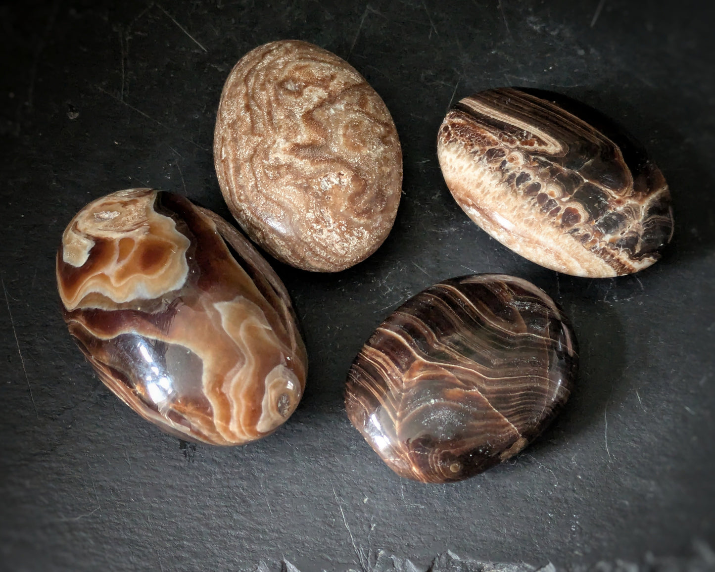 Chocolate Calcite Palmstone