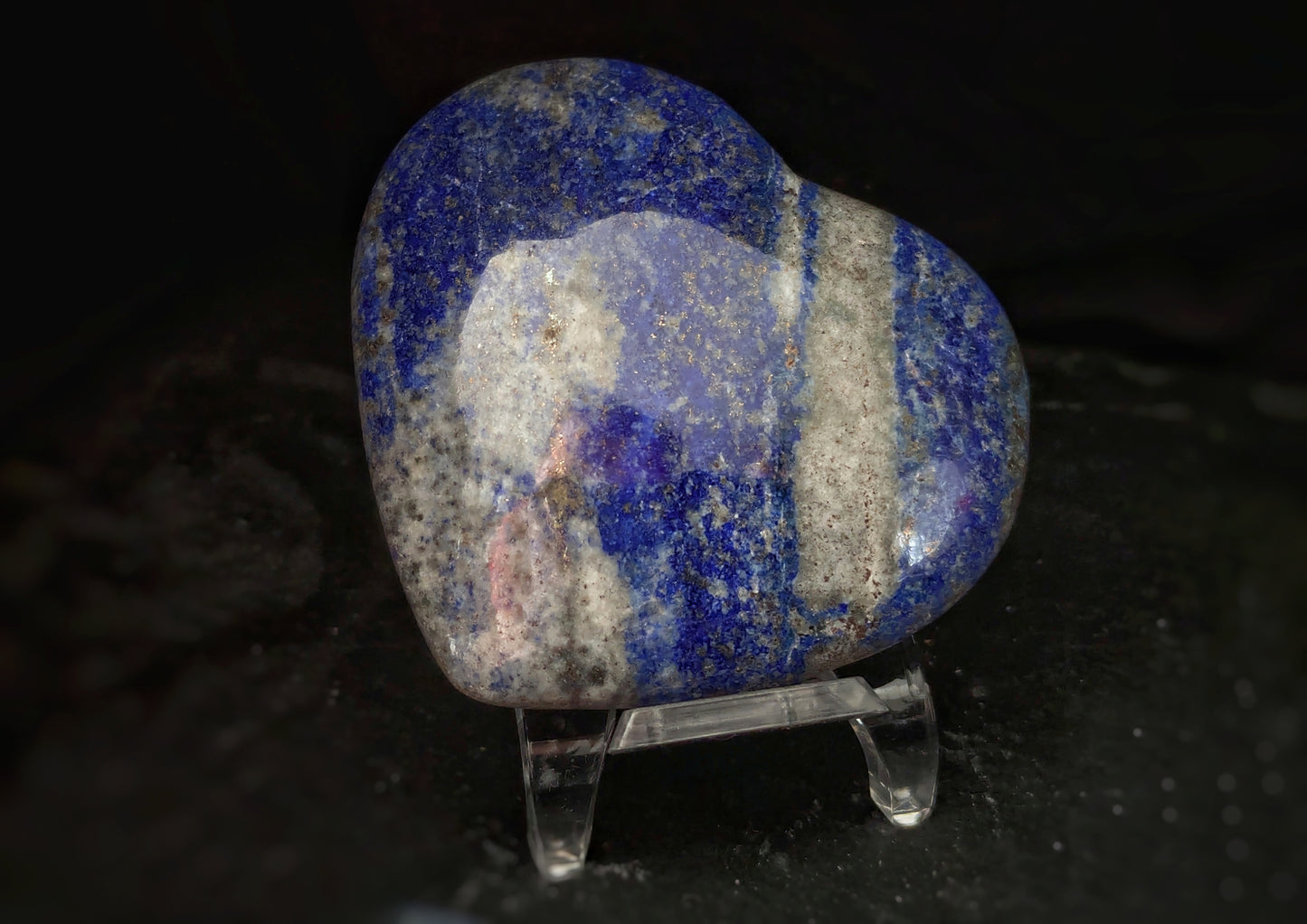Lapis Lazuli Large heart
