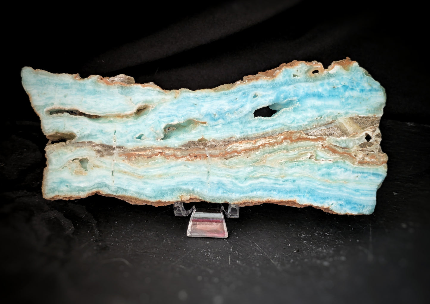 Blue Aragonite Slab 1