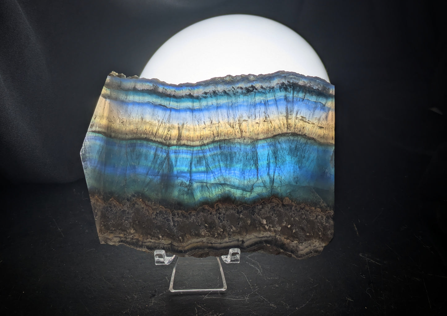 Fluorite Blue Slab Obelisk