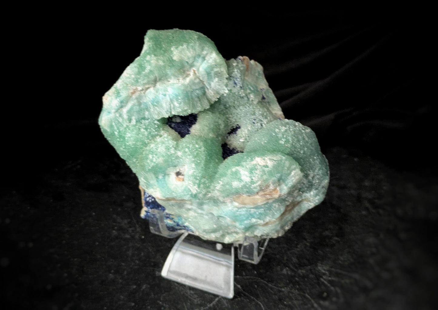 Blue Aragonite Specimen 1