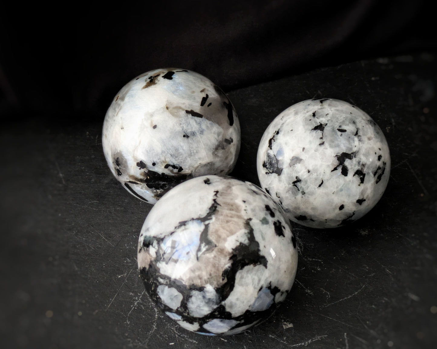 Moonstone Spheres