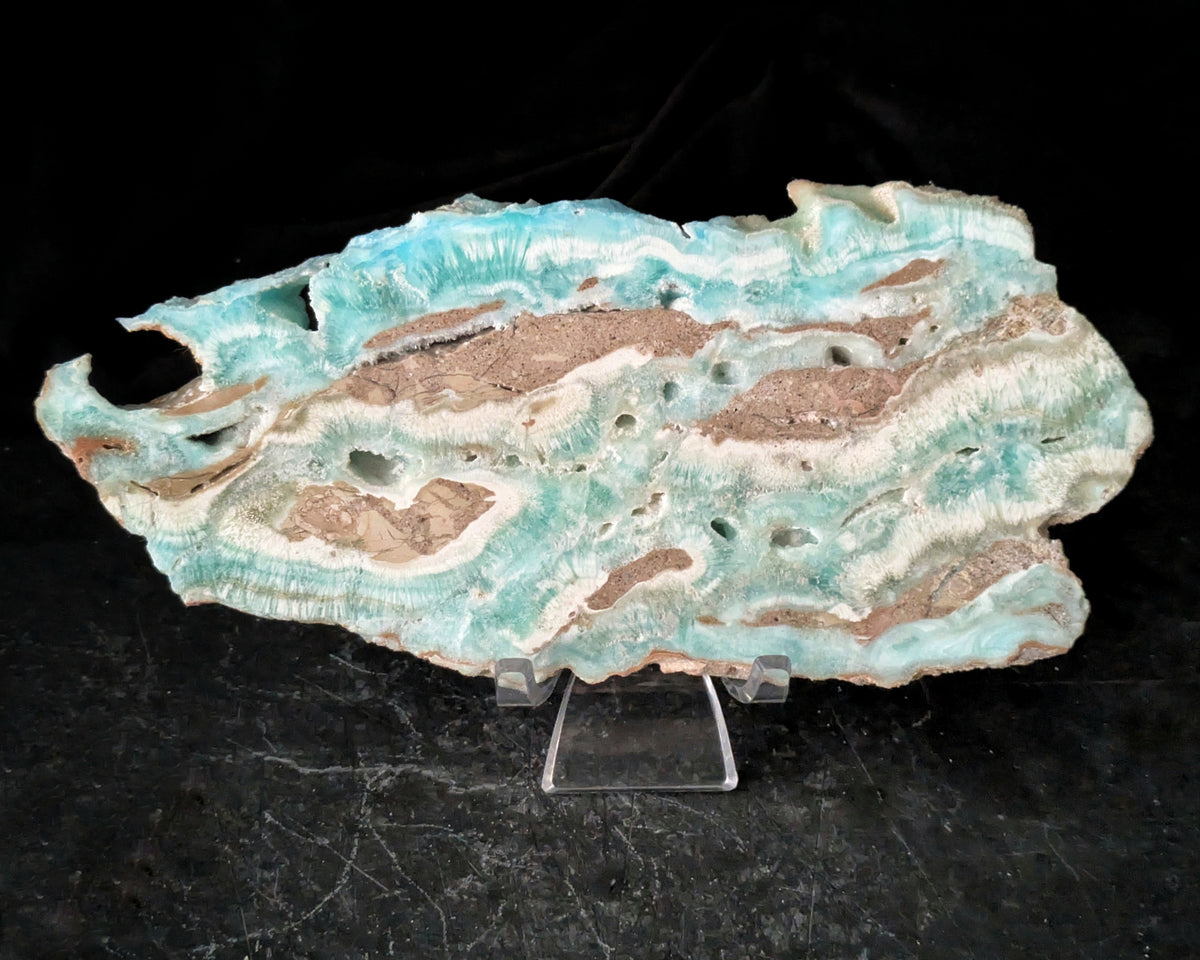 Blue Aragonite Slab 1