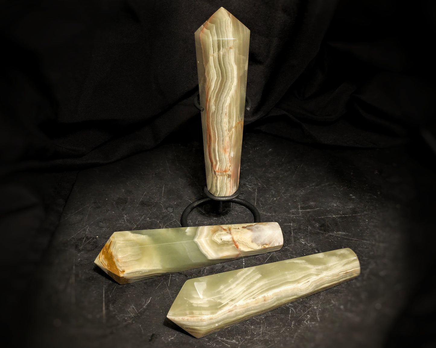 Green Onyx Wand Obelisk