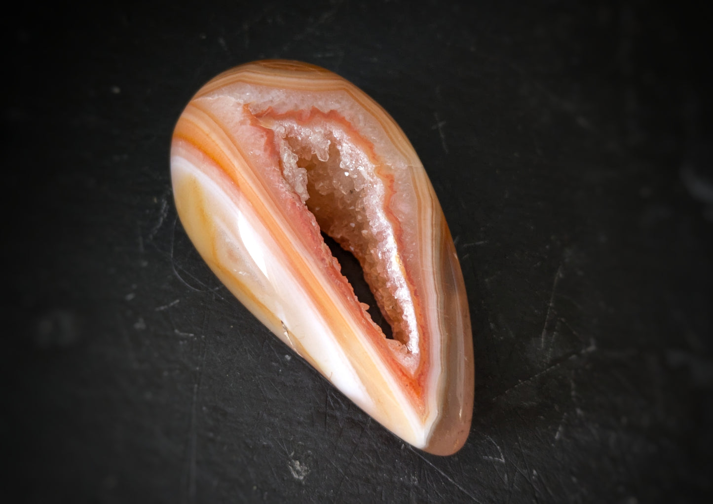 Carnelian Geode Egg