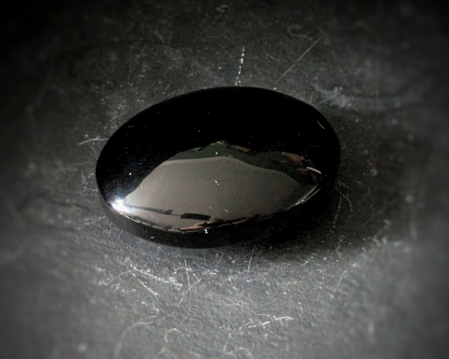 Black Obsidian Palmstone 1