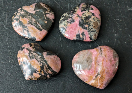 Rhodonite Hearts 1
