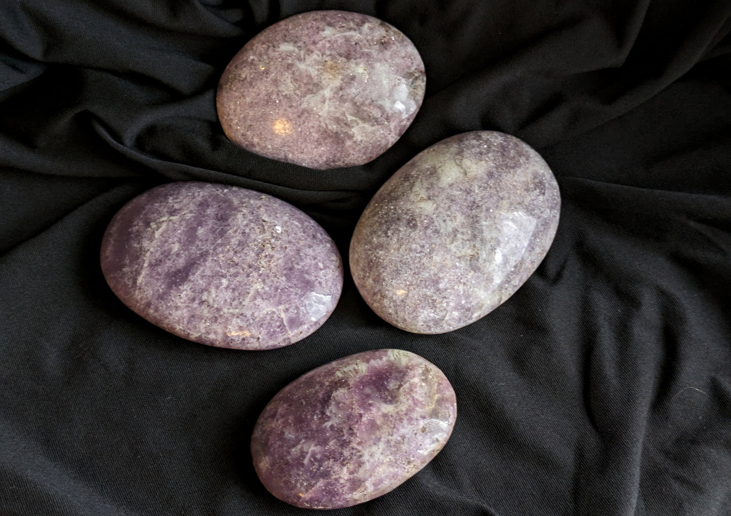 Lepidolite Palmstone