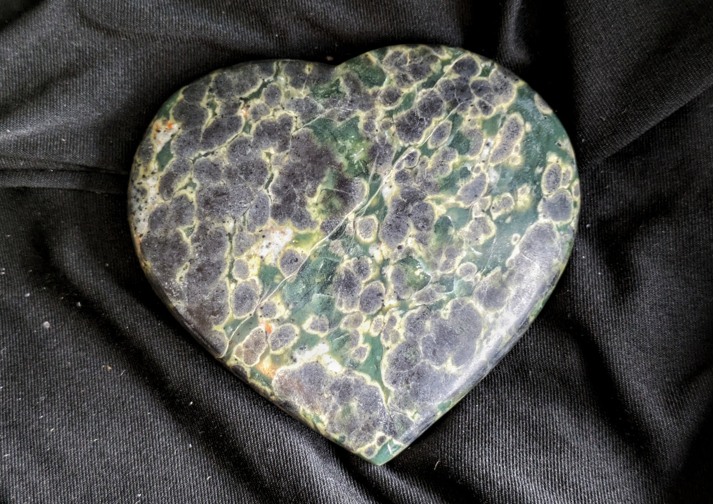 Snake Skin Jasper Medium Heart