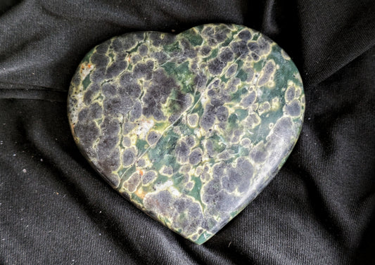 Snake Skin Jasper Medium Heart