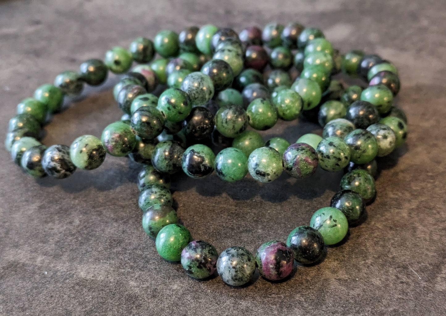 Ruby In Zoisite Bracelet 8mm