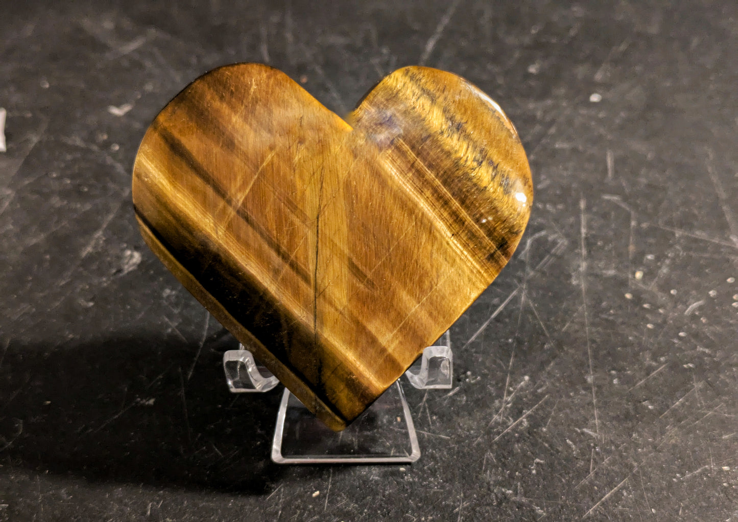 Tiger's Eye Heart 2