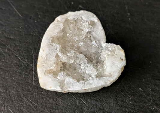 Druzy Quartz Heart