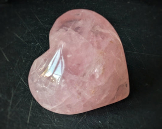 Rose Quartz Heart Medium