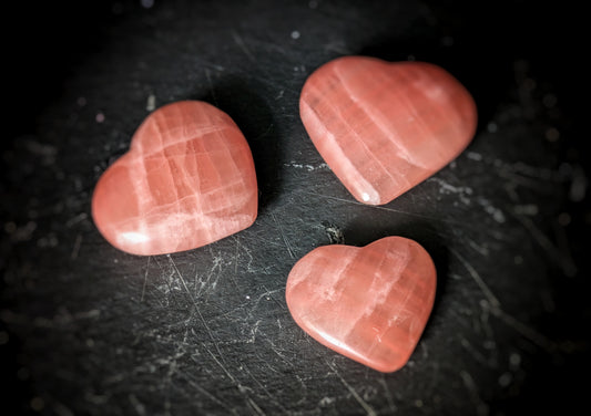 Rose Calcite Heart 1