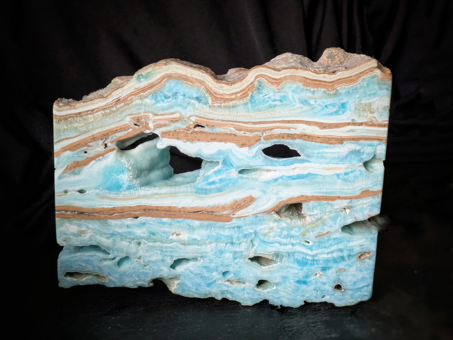 Blue Aragonite Slab 1