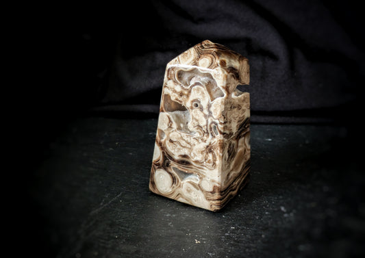 Chocolate Calcite Obelisk 4