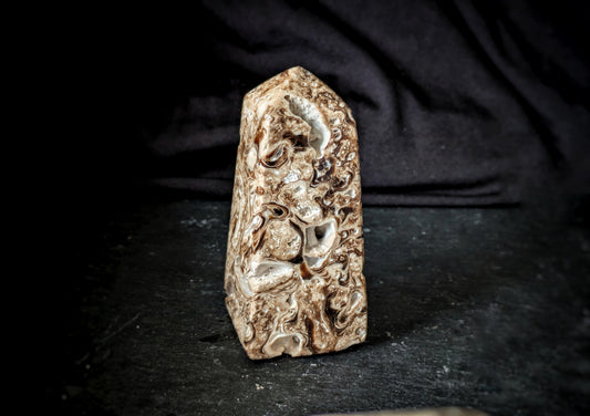 Chocolate Calcite Obelisk 5
