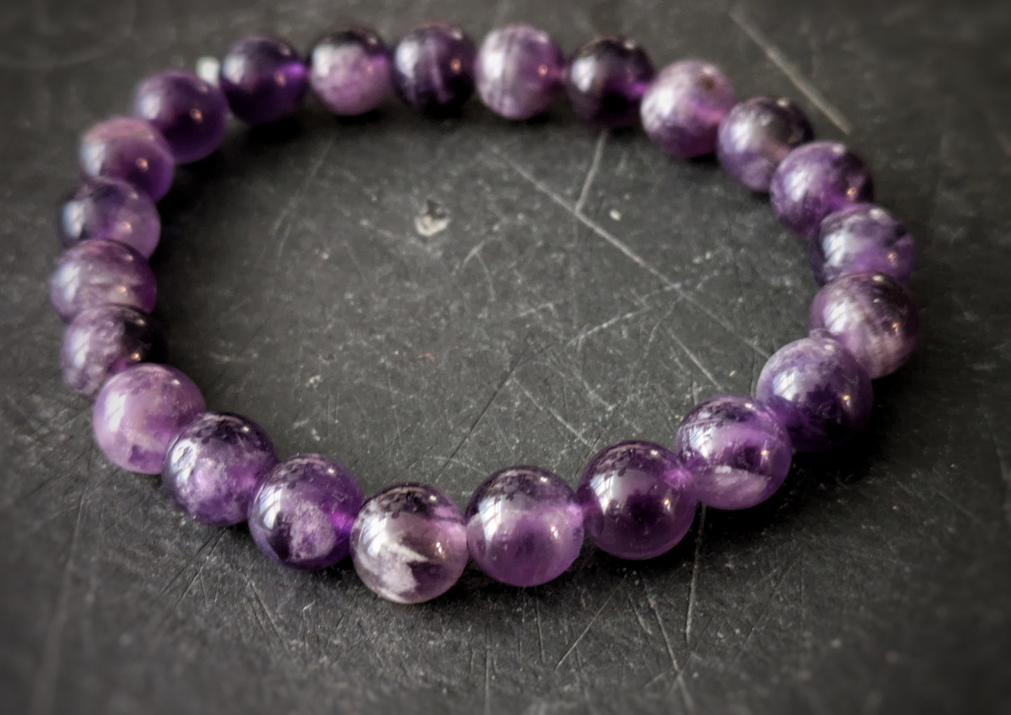 Amethyst Bracelet 8mm