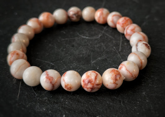 Red Vein Jasper Bracelet 8mm