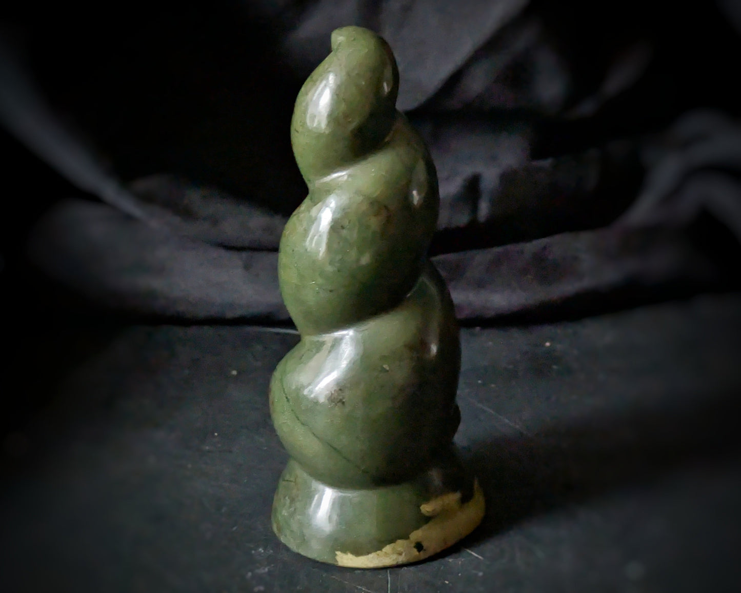 Green Serpentine Flame