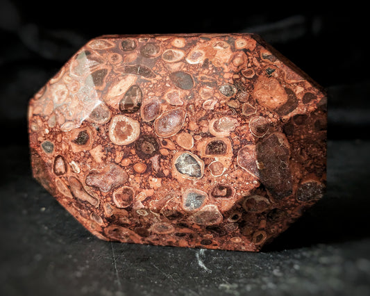 Rhyolite Faceted Palmstone
